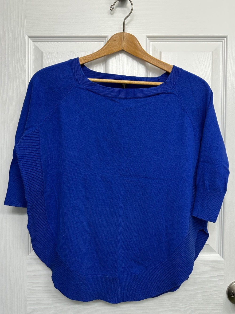 Express Blue Batwing Top Size XS
